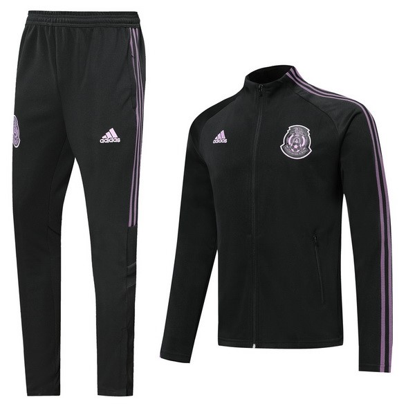 Chandal México 2019 Negro Rosa